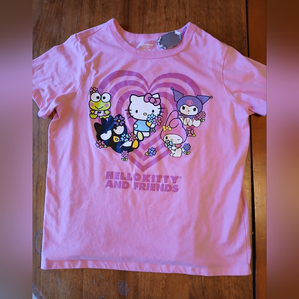 Hello Kitty And Friends Pink Tee Size M